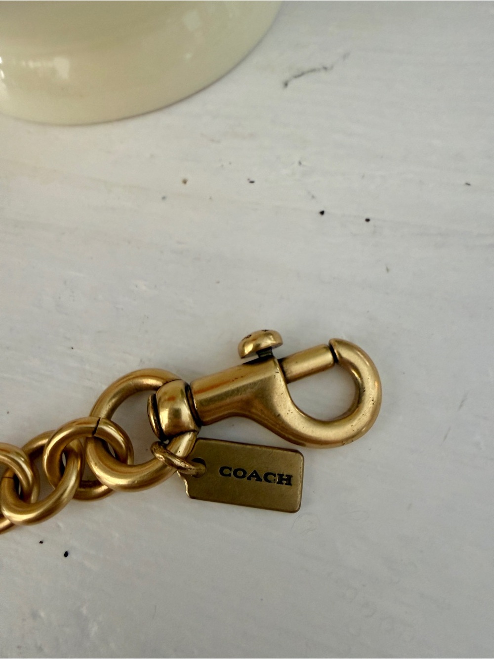 Coach Multicolor Leather Horse Charm/Keychain with Gold Hardware - Picture 9 of 9